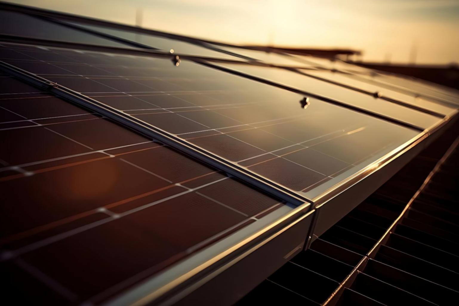 Students working on solar energy installation project