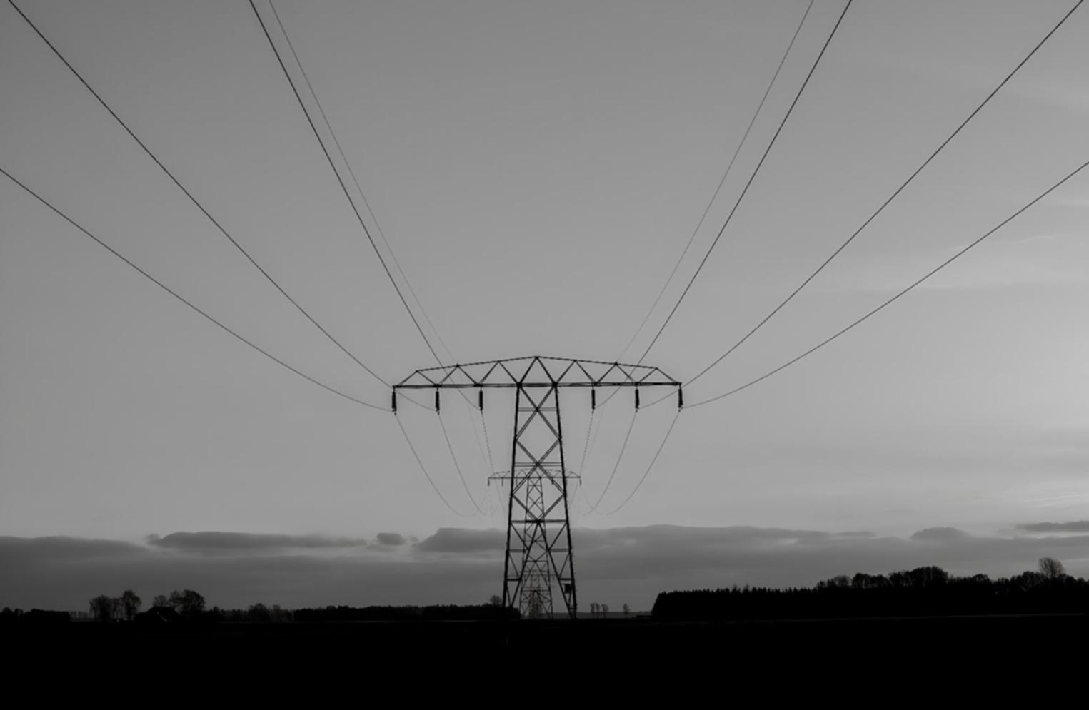 Close-up of photovoltaic cell array